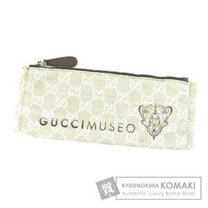 Gucci GG MUSEO Pencil Wallet Case Canvas